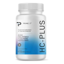 Acido Hialurónico Tomado Cápsulas Precio Hc-plus Primetech 80 Capsulas Con 100 Mg cada una. Sin Sabor