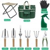 LeMotech Garden Tool Set,10 Pieces Heavy Duty Gardenting Tool Kit,