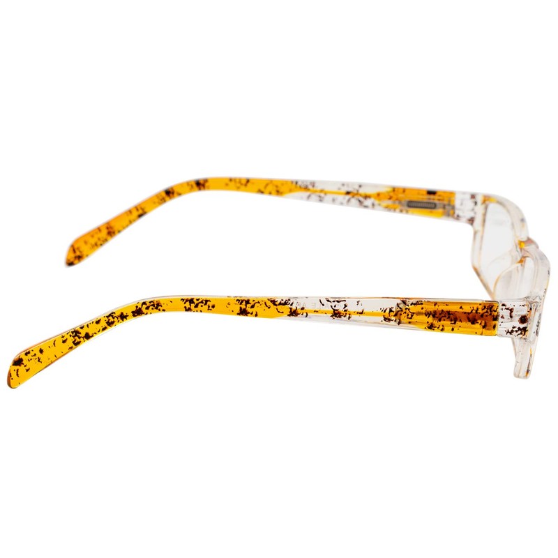 エール 老眼鏡 2.0 度数 プラスチックフレーム バネ蝶番 デミ柄 AP120S