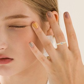 LOVPEPY The Love Between Mother and Daughter is Forever Mother Daughter Ring,925 Sterling Silver Daughter Mom Gold Silver Knotted Love Rings for Women, Friends, Mothers Day Birthday Christmas Gifts Size #9