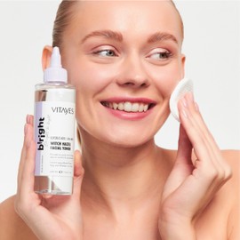 Vitayes Witch Hazel Face Tonic: Soothing Toner with AHA, BHA & Glycolic Acid - Pore Reducing & Deep Cleansing - Premium Skin Care for Radiant Beauty - Moisturising