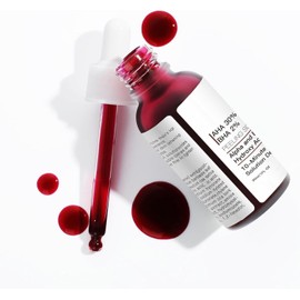 AHA 30% + BHA 2% Peeling Solution Household Chemicals Liquid Exfoliator for Large Pores Wrinkles and Fine Lines 1.0 Floz (1 PCS) / AHA 30% + BHA 2% 필링 솔루션 가정용 화학 큰 모공 주름 및 잔주름을 위한 액체 각질 제거제 1.0 Floz (1 PCS)