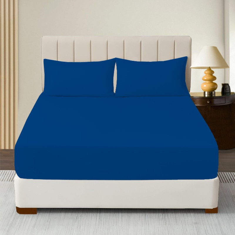 R&Z Extra Deep Polycotton Non Iron Fitted Sheet Easy Care