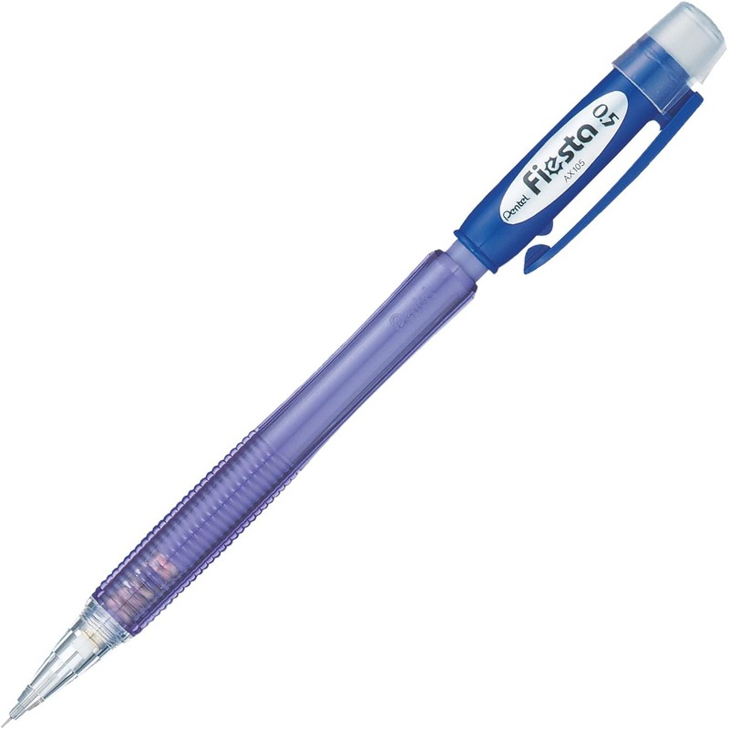 Lapicero Fiesta de Pentel Color Azul 0.5 mm Caja con
