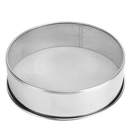 Manual Flour Sifter Stainless Steel Cooking Tool Fine Mesh Flour Sieve Strainers
