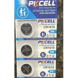 PKCELL CR1616 MICRO LITHIUM PKCELL BATTERY. Fast service (3 Battery)USA Seller