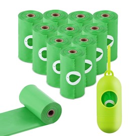 Dog Poop Bags with Dispenser, Pet Waste Bags Dog Bags, Guaranteed Leak Proof and Extra Thick Waste Bag Refill Rolls For Dogs, Lavender Scented (150 Bags)