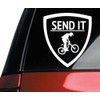 Send IT Downhiller Badge Decal/Vinyl Sticker - 6" Size -
