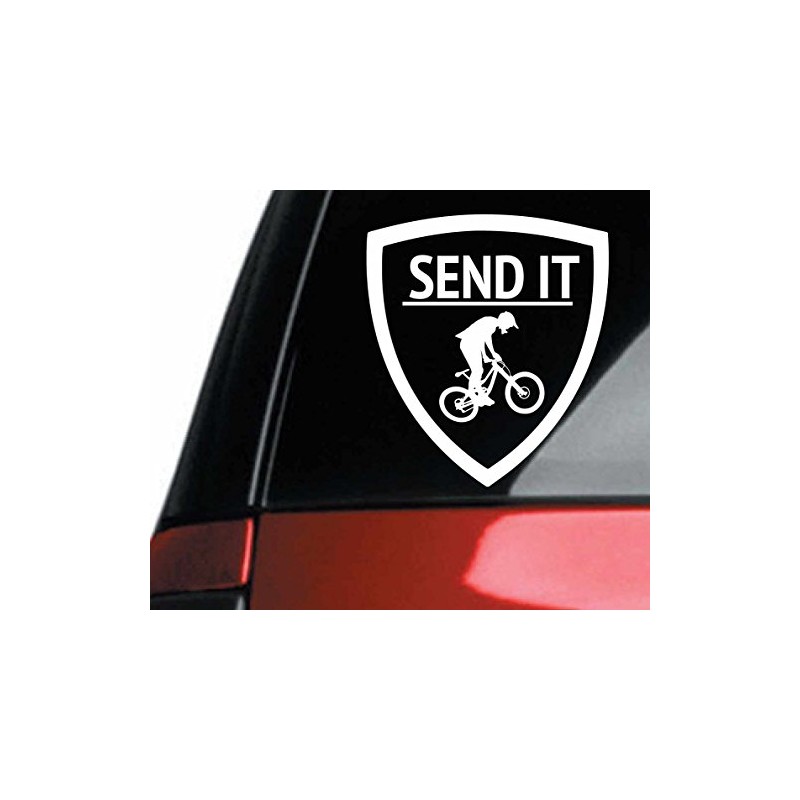 Send IT Downhiller Badge Decal/Vinyl Sticker - 6" Size -