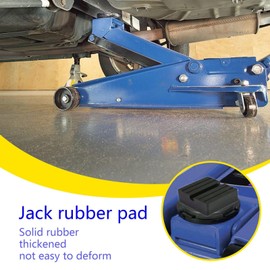 Jack Stand Pads | Car Square Lift Jack Rubber Pads | Square Anti-Slip Repair Tool Pinch Rail Support Block for Car, Lift & Vehicle