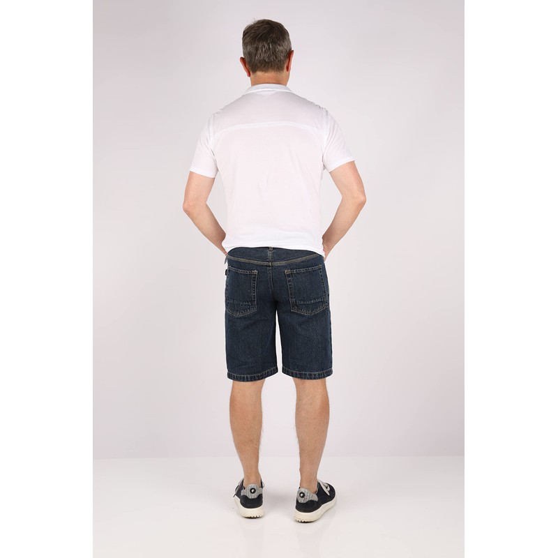 Schuerzenfabrik Men's Short Denim Shorts in 5-Pocket Design, Also as
