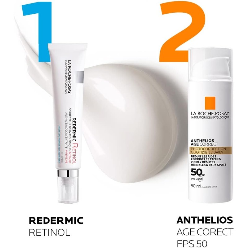 La Roche-Posay Redermic Retinol: Crema Facial Anti-Arrugas y Manchas, Piel