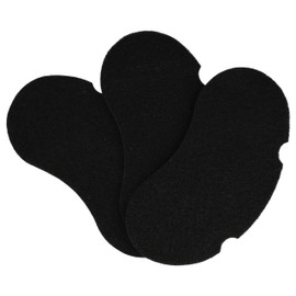 vhbw Set of 3 Replacement Anti-Odour Activated Carbon Filters Compatible with SEB Simply Invents FF 1, FF1025, INOX FF1026 Deep Fat Fryer