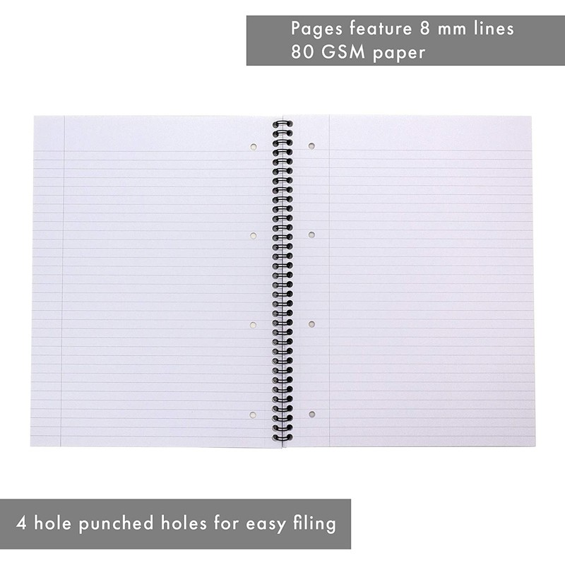 Pukka Editor Pad A4 80gsm Ruled with Margin Perforated 100