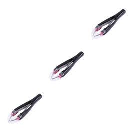 FRCOLOR 3pcs Eyebrow Tweezer Kit Precision and Comfort Tweezers for Efficient Makeup Random Color