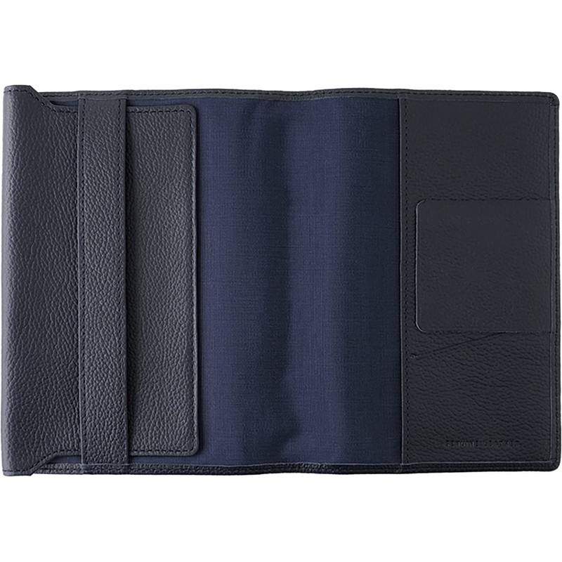 Slip-on OSL Free Type Bunko Book Cover Dark Navy OSL-3201