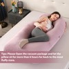 Victostar Pregnancy Pillow,57 inches U Shaped Maternity Pillow with Removable
