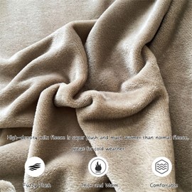 Luxurious Velvet Fitted Sheets，All-Season Milk Plush Bedding，15" Deep Pockets Mattress Protector Cover for a Cozy and Elegant Sleep Experience (Not Include Pillowcases) (Khaki, Twin)