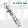 Horiznext 1/2 Concrete Anchors, 1/2 Stainless Steel Wedge Anchors for