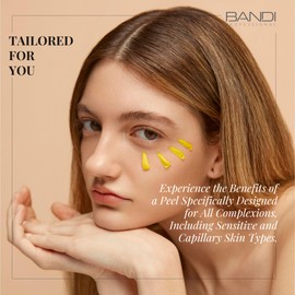 Bandi - Sanftes Gesichtspeeling für strahlende Haut. Hautverfärbungen aufhellen, Hautton verbessern, Rötungen reduzieren. Ideal für empfindliche Haut. Enzympeeling mit Tranexamsäure.