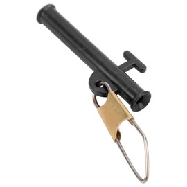 40 Pieces Fishing Line Sinker Slides Fishing Slider, ABS Sinker Metal Snaps, Rotating Rigs for Outdoor Fishing (Black)