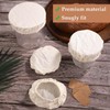 5 Pack Saurdough Starter Glasses Covers, Reusable Fabric Bowl Covers,
