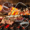 Digital Meat Thermometer Waterproof Stainless Steel Food Thermometer with BBQ