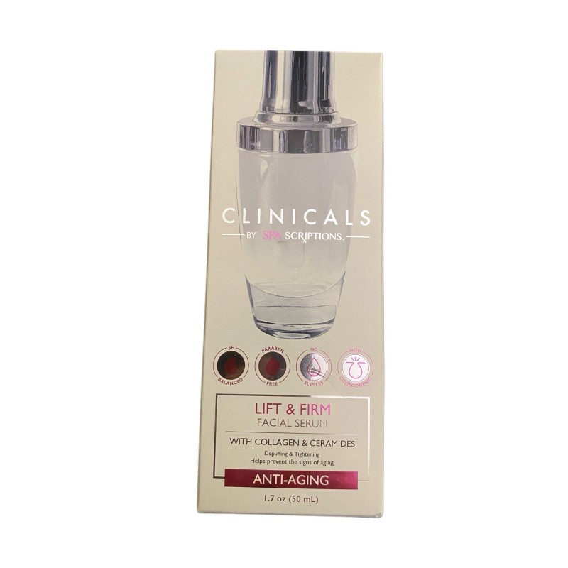 Clinicals by Spa Scriptions Lift Firm Facial Serum 1.7oz Sealed