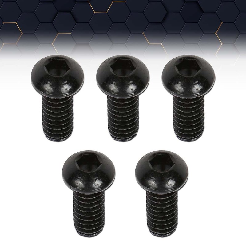 PIT66 Black 10pcs Stainless Allen Screw Bolt kit Compatible with
