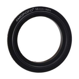 58mm Filter Thread Macro Reverse Mount Adapter Ring,& for Sony E-Series Camera A6500 A6300 A5100 A6000 A5000 A3000 NEX-5T NEX-3N NEX-6 NEX-5R NEX-F3 NEX-3 NEX-5 A7RIII A9 A7III A7 A7s A7R A7II A7RII A