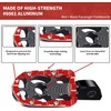 VPZMT Universal 10mm Highway Passenger Footpegs/Footrests Fit for Harley/Street Glide/Electra