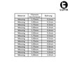 Lufix V6 Nozzle Brass 0.2 to 1.0 mm for 1.75