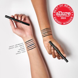 stila stila Waterproof Liquid Eye Liner, Stay All Day Makeup with Fine Brush Tip | Lasting Satin Finish, Smudge-Proof & Transfer-Resistant