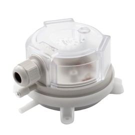 LEFOO LF32 Air Switch Gauge HVAC Adjustable Differential Pressure Switch Air Differential Pressure Switch Set Point Range (20-200Pa,20DP)