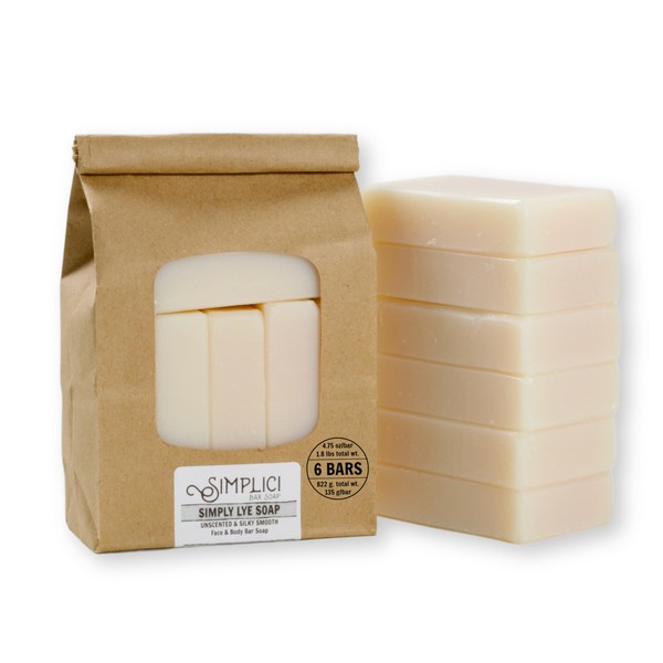 Simplici Simply Lye Natural Soap (smooth + for sensitive skin)