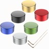 SOLUTEK Solutek Buttons Guitar Pedal Footswitch Toppers Caps - Aluminium