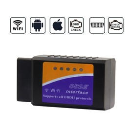 OBD2 Car Diagnostic Device Wireless Car Code Reader Diagnostic Scan Device WiFi Scanner Adapter Check Engine Diagnostic Compatible with Android iOS