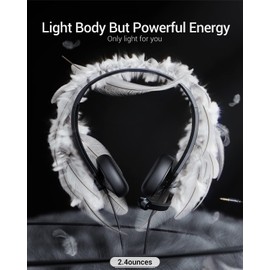 FEABASK Wired Headphones with Microphone Headset - 3.5mm On-Ear Computer Headphones with Noise Cancelling Microphone for PC Laptop Home Office Online Class Skype Zoom Meetings Chat,Lightweight