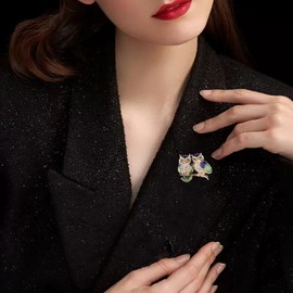 Luxury Owl Pin Brooches for Party (6)