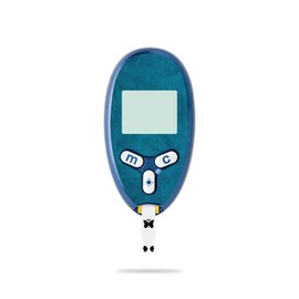 MightySkins Skin Compatible with Abbott Freestyle Lite - Blue Strokes | Protective, Durable, and Unique Vinyl Decal wrap Cover | Easy to Apply, Remove, and Change Styles | Made in The USA