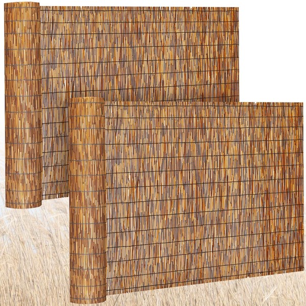 Barydat Barydat 2 Pcs 4 x 16.4 ft Bamboo Privacy