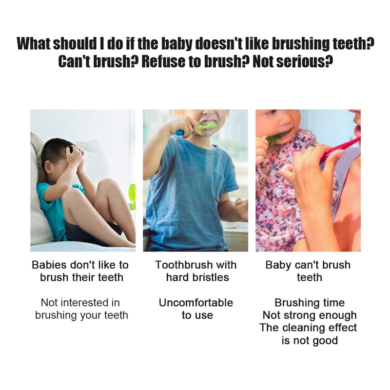 Children Electric Sound Waves Toothbrush Intelligent Cleaning Toothbrush Oral Care