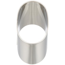 TKG Total Kitchen Goods BNK06067 Commercial Japanese Oval Gold Coin Cookie Cutter, Thick Rim Design, Medium No. 4 Size, 18-8 Stainless Steel, For Professional Use, Made in Japan