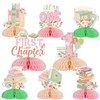 Cheereveal Pink Storybook 1st Birthday Party Decorations, 8pcs First Chapter