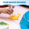 34 Pcs 5 mm Fuse Bead Pegboards Set 15 Plastic