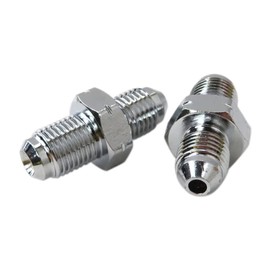 2Pcs M10 x 1.0 (Metric 10mm) to 3AN -3 AN3 Male Flare Stainless Steel Brake Fittings Adapter Brake Adapter Fittings