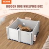 VEVOR Whelping Box for Dogs, 38.6 x 38.6 x 18.1in