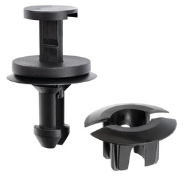 OAUTOO 15Sets Front Air Deflector Retainer Clips with Deflector Grommet Replacement for GM 15733971 +15733970 C&K Trucks 1999-On, Silverado Bumper Clips
