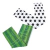 KOMBIUDA 2pcs Soccer Party Table Cloth Reusable Tablecloths for Football