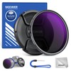NEEWER 62mm ND2-400 (1-9 Stops) Variable ND Filter with Lens